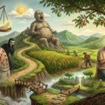 Ilustrasi kesombongan (gemini ai)