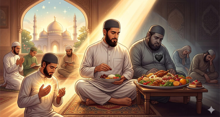 Ilustrasi pentingnya menjaga pola makan (gemini ai)