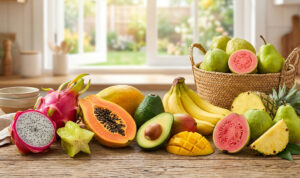 buah tinggi serat